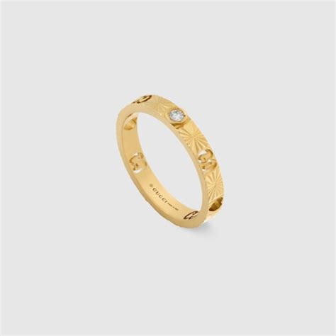 gucci - heart ring gold|Gucci gold ring set.